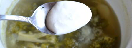 суп-пюре из брокколи со сливками. Шаг 4