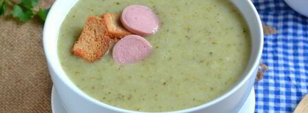 суп-пюре из брокколи со сливками. Шаг 5