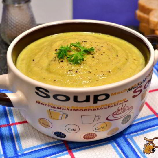 Рецепт суп-пюре из кабачков и шампиньонов