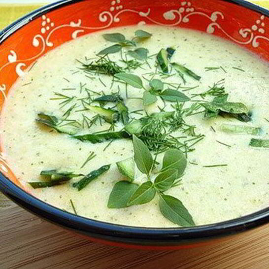 Рецепт суп-пюре из кабачков и зеленой фасоли