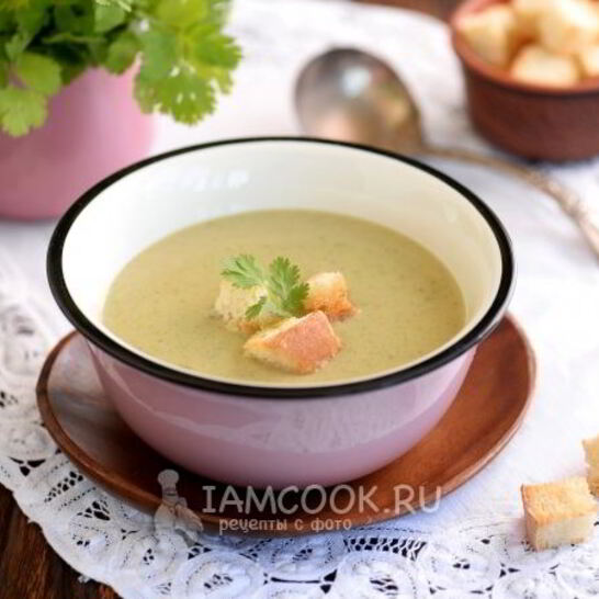 Рецепт суп-пюре из кабачков со сливками