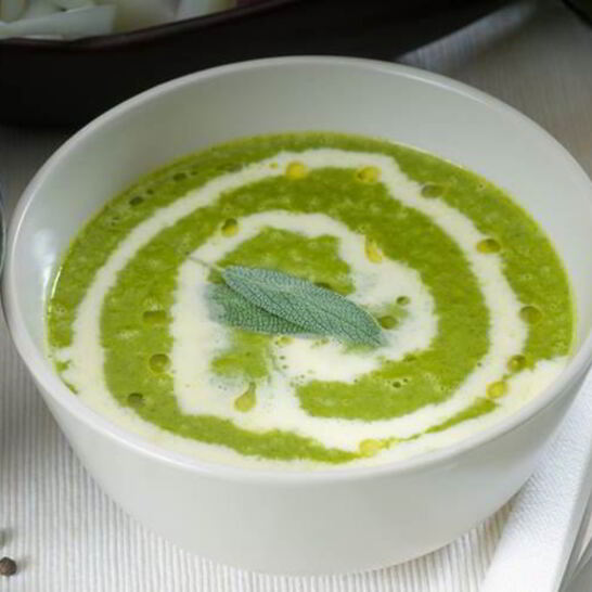 Рецепт суп-пюре из лука порея и картофеля