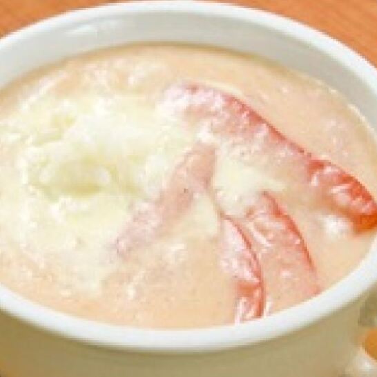 Рецепт суп-пюре из риса, лука и помидоров