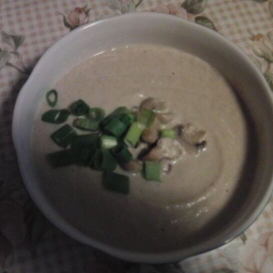 Рецепт суп-пюре из шампиньонов