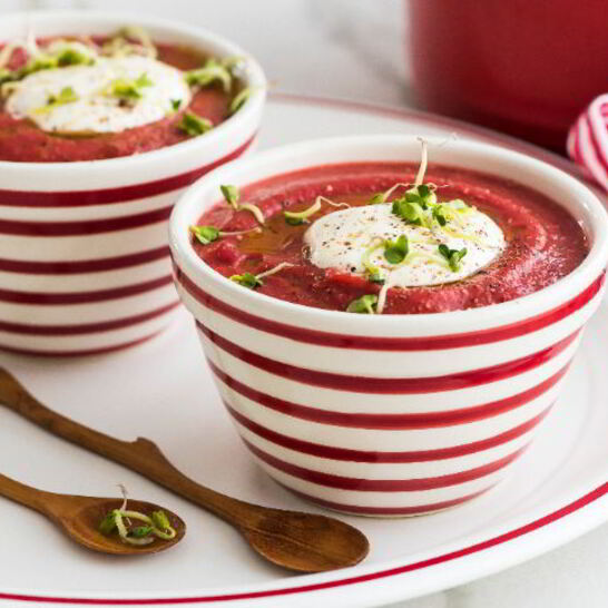 Рецепт суп-пюре из свеклы и тыквы