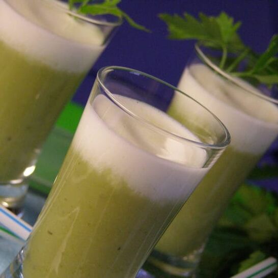 Рецепт суп-пюре из цукини с мятой