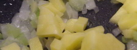 суп-пюре из цукини с мятой. Шаг 2