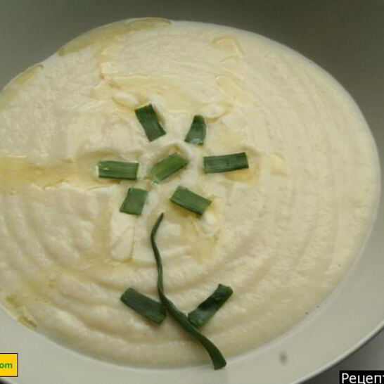 Рецепт суп-пюре из цветной капусты с кабачком