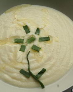 Суп-пюре из цветной капусты с кабачком