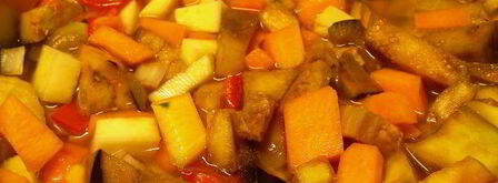 суп-пюре из тыквы и баклажанов. Шаг 6