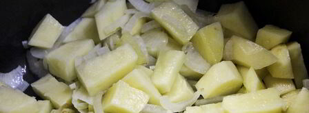 суп-пюре из зеленого горошка. Шаг 3