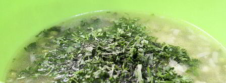 суп-пюре из зеленого горошка. Шаг 9