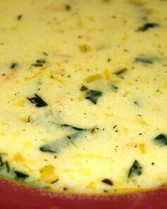 Суп пюре картофельный с сыром