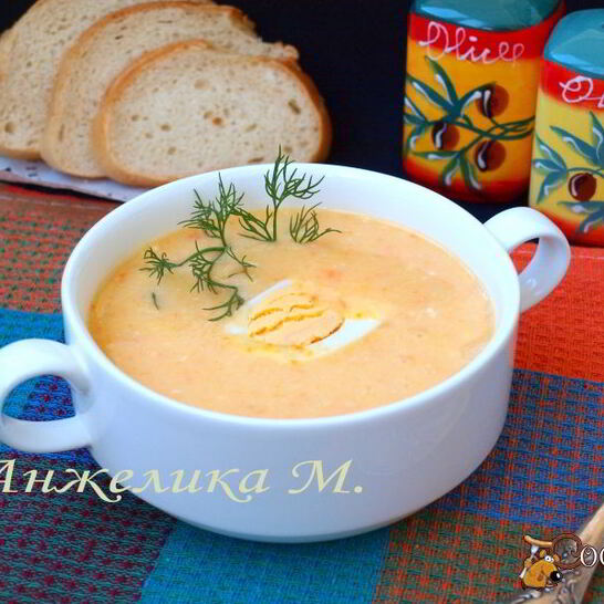 Рецепт суп-пюре с овощами и плавленым сырком