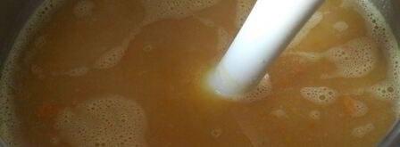 суп-пюре с овощами и плавленым сырком. Шаг 3