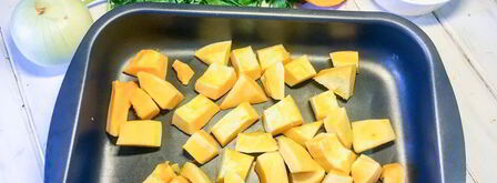 суп-пюре с запеченной тыквой. Шаг 2