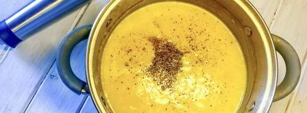 суп-пюре с запеченной тыквой. Шаг 4