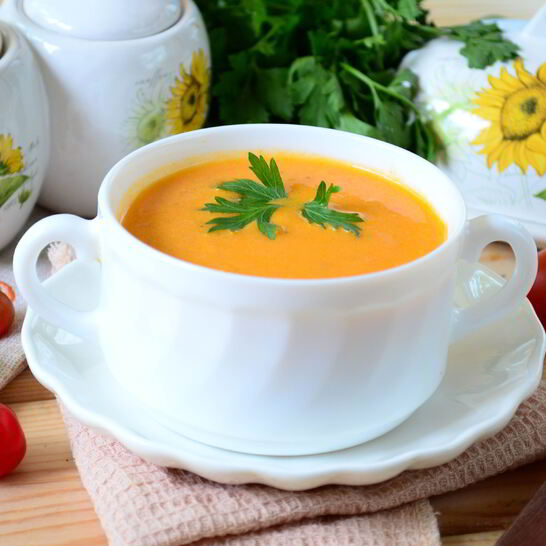 Рецепт томатный суп-пюре красная жара