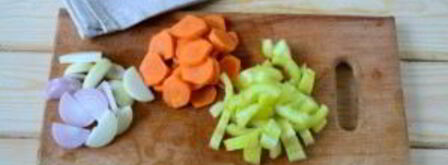 томатный суп-пюре красная жара. Шаг 2