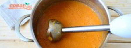 томатный суп-пюре красная жара. Шаг 8