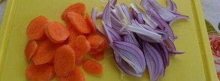 томатный суп-пюре с нутом. Шаг 2