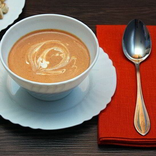 Рецепт томатный суп-пюре со сливками