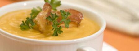 тыквенный суп-пюре с беконом. Шаг 2