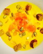 Тыквенный суп-пюре с прошутто