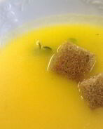 Тыквенный суп-пюре с шафраном