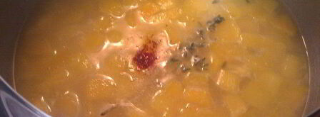 тыквенный суп-пюре с шафраном. Шаг 5