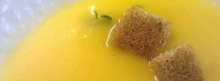 тыквенный суп-пюре с шафраном. Шаг 8