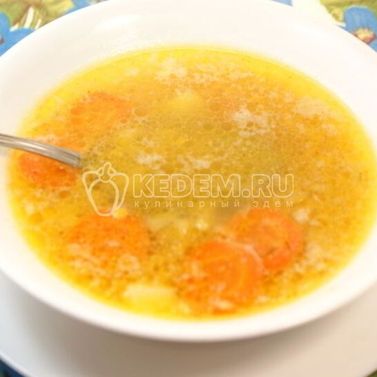 Рецепт суп с чечевицей