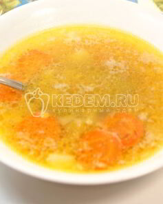 Суп с чечевицей