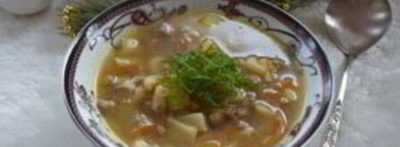 суп с фаршем и макаронами. Шаг 7