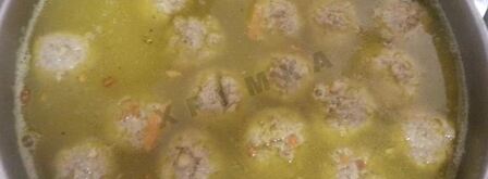 суп с фрикадельками из куриного фарша. Шаг 9