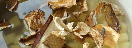 суп с грибами овощной. Шаг 2