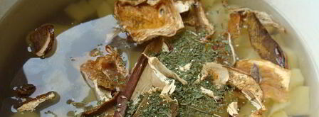 суп с грибами овощной. Шаг 3