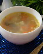 Суп с колбасой