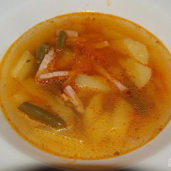 Рецепт суп с копченостями экспресс