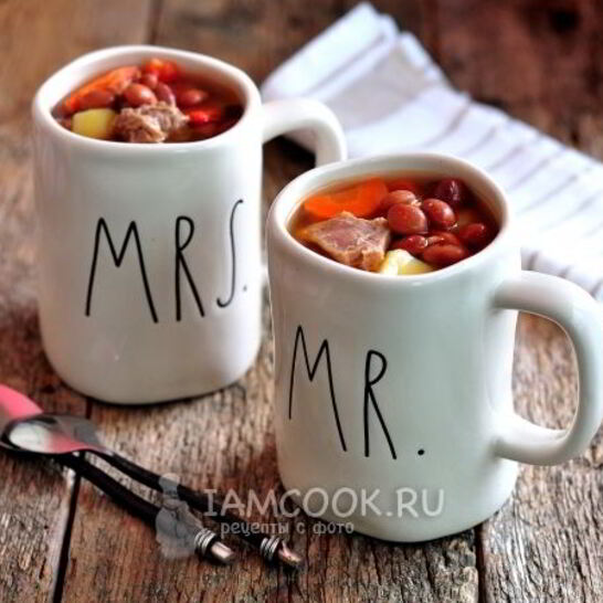 Рецепт суп с красной фасолью консервированной