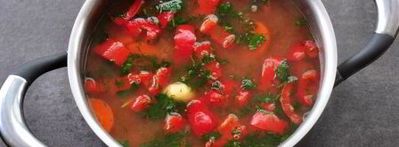 суп с красной фасолью консервированной. Шаг 7