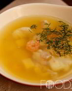 Суп с креветками