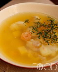 Суп с креветками