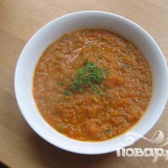 Рецепт суп с помидорами, кабачками и луком
