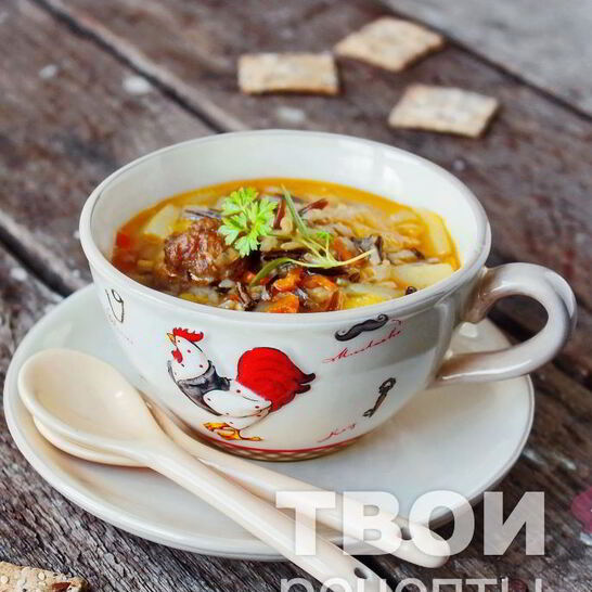 Рецепт суп с рисом