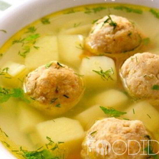 Рецепт суп с рыбными фрикадельками
