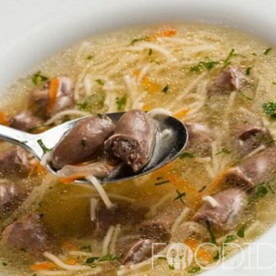 Рецепт суп с сердечками