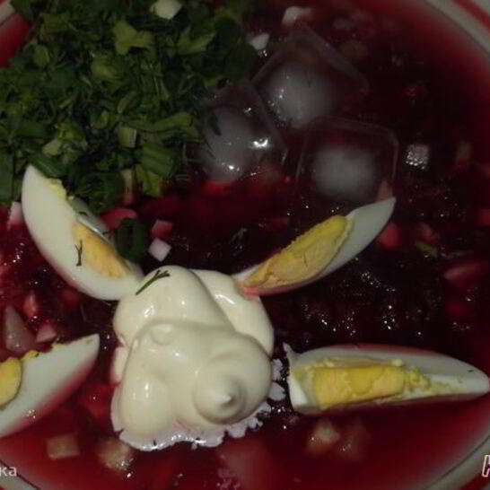 Рецепт холодный свекольник