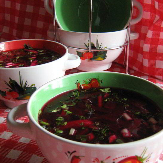 Рецепт свекольник холодный