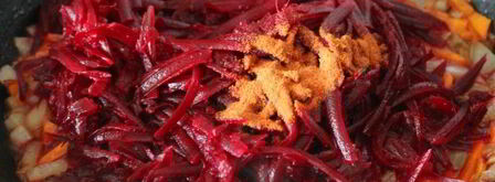 свекольный суп со сметаной. Шаг 5